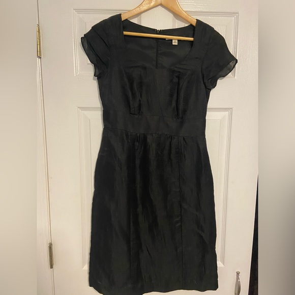 Banana Republic Raw Silk Dress, Sz 2 - Picture 1 of 4
